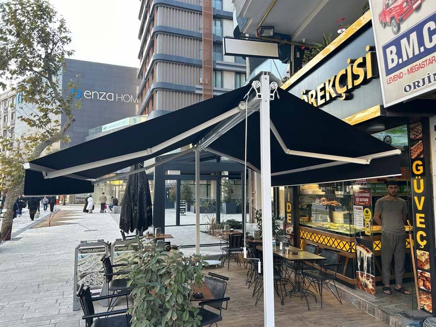 Çift Açılır Tente - Fotoğraf 4