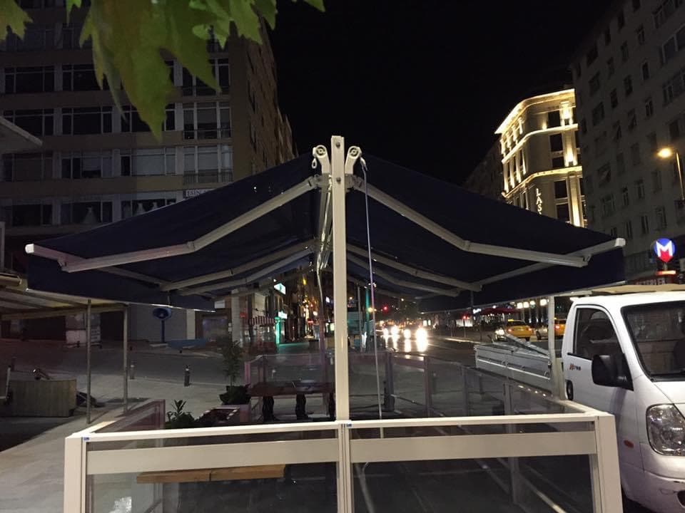 Çift Açılır Tente - Fotoğraf 2